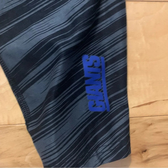 Nike New York Giants Leggings Size Extra Large (XL) Black Gray NFL Football - Picture 3 of 5